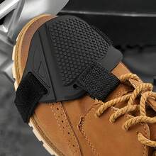 1/2 piezas Cubierta de zapato para palanca de cambios de motocicleta! Diseño antideslizante de panal + Protección de la superficie del zapato Cubierta de palanca de cambios, Material resistente al desgaste dedicado para la palanca de cambios de motocicleta, Protección del zapato antideslizante y antidesgaste sin deslizamiento, Ajuste universal para varias motocicletas, Reutilizable y fácil de limpiar, Protege la limpieza de la superficie del zapato y mejora la experiencia de conducción~ - Fundas para zapatos de moto - Ver 8