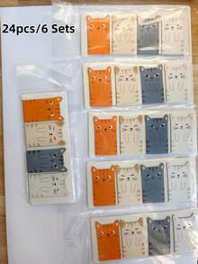 Cartoon Animal Magnetic Bookmarks, Creative Comic Magnetic Bookmarks, Exquisite Cute Student Stationery Gift, Book Decoration Clip, Reading Marker Index Textbook Page Clip, Back To School Essential - Bookmark - View 17