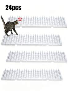 High-Quality Transparent Plastic Outdoor Bird & Cat Deterrent Spikes, With Extended Protective Spikes, Suitable For Indoor And Outdoor Environments, Effectively Prevent Pigeons, Squirrels And Cats Nuisance, Durable Cat Deterrent Spikes - Multiple Styles - View 16