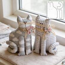 1pc Cute Cat Sewing Pattern Embroidery & Sewing Template - Durable Patchwork Tool, PET Template Precise Cutting Tool, Suitable For Beginner Sewing Patterns, Suitable For Positioning And Tracing Sewing Templates, Handmade Craft Cutting Tool - Classic - View 8