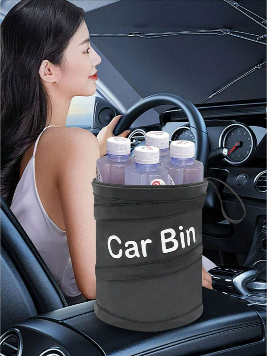 Hanging 7.87x11.81 Inch Car Trash Can - 1pc Convenient Garbage Container And Seat Back Storage Bag - Car Interior Accessory, Foldable Car Trash Can, Car Seat Hanging Storage Garbage Bag, Car Built-In Storage Bin, Home Storage, Bathroom Storage, Kitchen Storage, Home Trash Can, Office, Dorm Desk Trash Can, Storage Bin, Outdoor Camping Portable Trash Can, Hanging Storage Bin, Gift