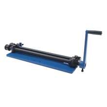 Rundbiegemaschine Sickenmaschine 460mm Manuell Bördelmaschine mit 6 Würfelsätze - Blau - Übersicht 3