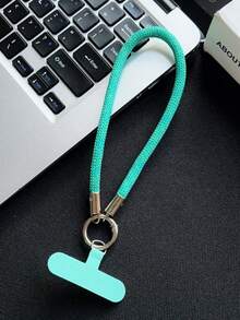 Cordón corto para teléfono, correa de muñeca minimalista y de moda anti-pérdida para viajes al aire libre, senderismo, compras, colgante de funda de teléfono anti-caída con gancho de metal, cuerda colgante duradera y resistente a roturas para hombres y mujeres - Multicolor - Ver 10