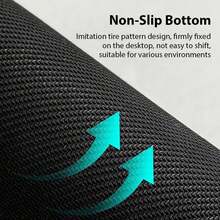 ICasso Desk Mat / XXL Extra-Large Gaming Mouse Pad - Non-Slip, Stitched Edges, Suitable For Office And Gaming (Green Floral Design) - Mouse Pad - View 6