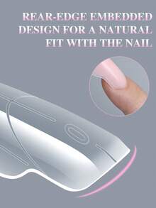 1 Caja de Moldes de Extensión de Uñas Acrílicas con Diseño de Mariposa, Formas de Esculpido de Gel UV Rápido Sin Papel en Múltiples Tamaños, Suministros Imprescindibles de Arte de Uñas para Salón & Manicura DIY en Casa - transparente - Ver 5