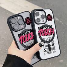 1 pieza Funda magnética con diseño único y alta apariencia, compatible con iPhone y Galaxy, borde de TPU flexible, marco de cámara independiente, protección antideslizante y antigolpes, versátil con múltiples combinaciones de colores MXMKLCX322 - MKLCX-BK-MXMKLCX322 - Ver 3