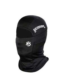 1pc/2pcs Unisex Solid Color Printed Balaclava Headwear Set, Single Hole Full Face Mask For Cycling, Suitable For Daily Wear And Outdoor Activities - Style 5 - View 20