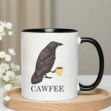Nuevo paquete individual, una encantadora y práctica taza de cerámica, adecuada para café y otras bebidas tanto en verano como en invierno, una excelente opción para regalos de cumpleaños, días festivos, Navidad, Año Nuevo y San Valentín, 11 onzas. - Imagen 1 pieza - Ver 9