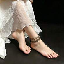 1/2件套韩式和日式多层珍珠链戒指和脚链，女士款 - 彩色 - 查看 3