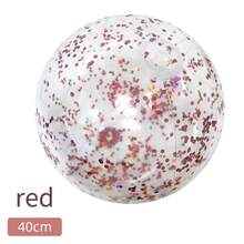 40CM Luminous Transparent PVC Water Toy Ball For Kids, Colorful, For Beach, Pool, Outdoor, Inflatable Water Ball - LPQ40-color - View 8