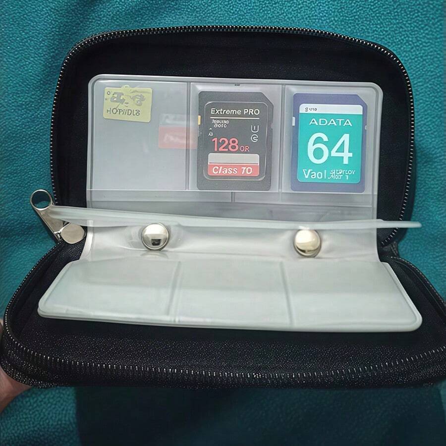 Multifunctional Portable Card Holder 22 Slots, Professional Storage For SD/TF Memory Cards, Lightweight And Portable, Essential For Photographers On The Go