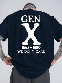 Summer Outdoor Sports T-Shirts For Generation X, Featuring Casual Large Sizes, Stylish Prints For Men, Relaxed Fit, Versatile Round Neck Design - 白色 - 查看 7