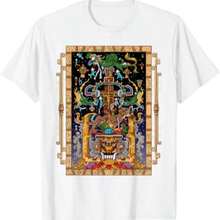 Ancient Maya Civilization1 King Pakal Mythology T-Shirt - White - View 1