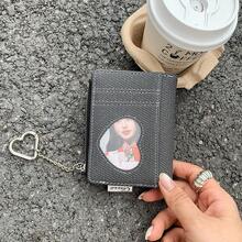 心形 Ita 包錢包，韓式女款雙折錢包，適合 K-Pop 粉絲與學生 - 彩色 - 查看 9