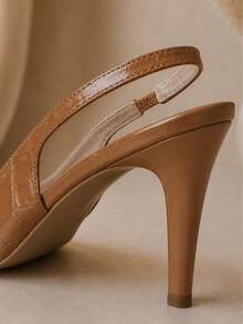Mozione Women Heeled Sandals - 駝色 - 查看 7