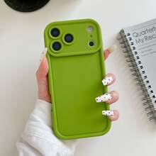 4件組 [黑色+棕色+深藍色+綠色] 全包覆防摔軟殼手機殼，適用於 iPhone 17 Pro Max/17 Pro/17/16 Pro Max/16/16 Pro/16 Plus/15/15 Pro Max/15 Pro/15 Plus/11/12/13/14 Pro Max/12 Pro/12 Pro Max/13 Pro/13 Pro Max/14 Pro/14 Pro Max/14 Plus，Ins 風格高級感 - 4個套裝[黑色+棕色+綠色+深遠藍] - 查看 6