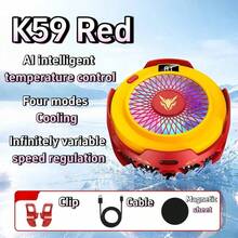 New K59 Semiconductor Phone/Tablet Cooler 15W High-Speed Cooling Magnetic RGB Efficient Heat Dissipation Suitable For Gaming Phones And Tablets - Multicolor - View 10