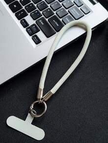 Cordón corto para teléfono, correa de muñeca minimalista y de moda anti-pérdida para viajes al aire libre, senderismo, compras, colgante de funda de teléfono anti-caída con gancho de metal, cuerda colgante duradera y resistente a roturas para hombres y mujeres - Multicolor - Ver 19