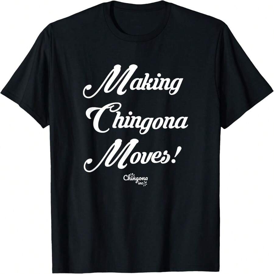 "Make An Awesome Move" T-Shirt - Black - View 1
