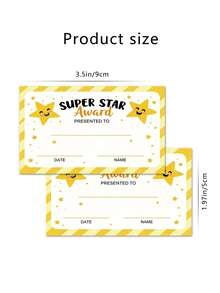 50pcs Writable Inspirational Reward Encouragement Cards, Thick Premium Cardstock Fun Classroom Incentive Notes Postcards For Students Class Competition Back To School Stationery Supplies - Single Piece - View 6