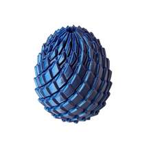 2pcs 3D Printed Movable Dragon Scale Dragon Egg Stress Relief Building Block Ornament, Multi-Color Gradient, Expandable, Assembleable Fingertip Toy, Stress Relief Healing Desktop Decor For Adults And Students, Creative Birthday And Holiday Gift - Multicolor - View 11