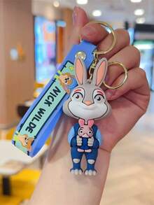 Disney 1個迪士尼新款卡通《動物方舟》Judy & Nick鑰匙圈 動漫周邊 背包掛飾 車用吊飾 派對小禮物 - 多款 - 查看 6