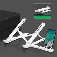 Foldable Portable Laptop Tablet Phone Stand With Expandable Phone Holder Adjustable Cooling Stand - Random Color/upgrade - View 12