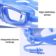 Swimming Goggles, Ultra Clear Vision Anti-Fog, Adult Swimming Goggles, Suitable For Various Swimming Activities With Storage Case - Multicolor - View 8