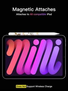 Cute Cat Stylus Pen Compatible With Ipad Pencil Compatible With Ipad, Type-C Charging Stylus Pen, Compatible With Apple Pro 11" 1/2/3/4, Pro 12.9" 3/4/5/6, Air 3/4/5, Mini 5/6, 6/7/8/9/10/A16, Air 11"/13" M2/M3, Pro 11"/13" M4/M5, 135mAh - View 7