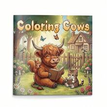 Libro de práctica de colorear de escenas de animales, múltiples temas disponibles, con páginas planas, áreas de coloreado guiadas e ilustraciones estilo historia, para desarrollar la atención, la observación y la expresión creativa en el aprendizaje diario - Práctica de colorear - Ver 1