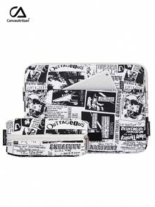 canvas artisan Sim Shockproof Notebook Bag Printing Laptop Sleeve Universal Polyester Laptop Bag - View 2