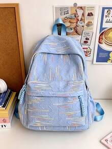 6pcs/1pc Minimalist Casual Mini Backpack, Soft And Lightweight Fabric, Solid Color Simple Design, Suitable For All Seasons, Ideal For Teenage Girls, Students, Working Women, Mothers, Travel, Commute, School, Outdoor, Portable Storage Small Backpack - Multiple Styles - View 14