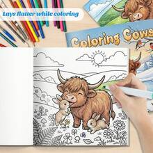 Libro de práctica de colorear de escenas de animales, múltiples temas disponibles, con páginas planas, áreas de coloreado guiadas e ilustraciones estilo historia, para desarrollar la atención, la observación y la expresión creativa en el aprendizaje diario - Práctica de colorear - Ver 6