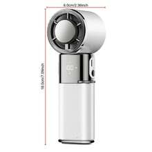 SULVGO 100-Speed Adjustable Airflow With Built-In Extension Cable For Device Charging, Ultra-Portable Foldable Neck Fan Ideal For Travel Gifts, Family Use, School Essentials - Standard Version 6000mAh - View 11