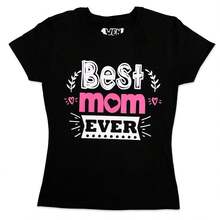 Camiseta 1WEN, una camiseta para mamá, un regalo para la mejor mamá. Regálale a mamá una preciosa camiseta de mujer. - Negro - Ver 1