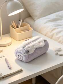 Cute Swiss Roll Pencil Case, Large Capacity Portable Storage Bag, Suitable For Commuting And Outings, Ideal For Back To School Season, School And Office, Perfect Back To School Gift For Classmates, Friends And Besties,Back To School - Multicolor - View 3