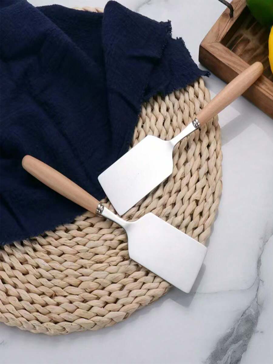 1/3件組不鏽鋼多功能烹飪鏟，煎蛋攪拌工具，清潔刮板 - 查看 1