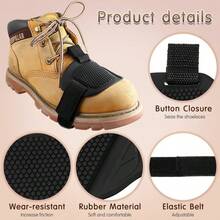 1/2 piezas Cubierta de zapato para palanca de cambios de motocicleta! Diseño antideslizante de panal + Protección de la superficie del zapato Cubierta de palanca de cambios, Material resistente al desgaste dedicado para la palanca de cambios de motocicleta, Protección del zapato antideslizante y antidesgaste sin deslizamiento, Ajuste universal para varias motocicletas, Reutilizable y fácil de limpiar, Protege la limpieza de la superficie del zapato y mejora la experiencia de conducción~ - Fundas para zapatos de moto - Ver 4