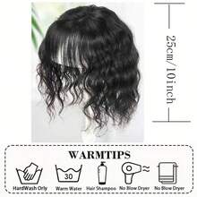 Potongan Rambut Tambahan Wanita 10 Inci, Tambalan Rambut Tak Terlihat yang Realistis dan Mengembang, Rambut Keriting Jagung, Menutupi Uban, Penambah Volume Rambut - MultiWarna - View 11