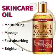 Retinol Collagen Body Oil, Fast-Absorbing Moisturizing Lifting Firming Body Oil, Suitable For Body, Abdomen, Face, Neck, Inner Thighs, Buttocks, Arms, Anti-Sagging - Hyaluronic Acid - View 4