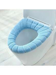 4/2/1pc Universal Thick Plush Toilet Seat Cover, Soft And Comfortable, Washable, Pumpkin Patterned Toilet Seat Cushion - Multicolor - View 4