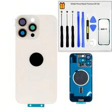Para IPhone 16Pro Max/16Pro/16Plus/16 Cubierta Trasera de Vidrio de Batería Cubierta Trasera Material de Vidrio con Herramientas de Reparación + Tira Adhesiva de Sellado, Para Reemplazo y Reparación - Multicolor - Ver 21