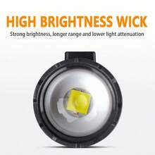 2pcs Rechargeable LED Flashlight, Ultra Bright High Lumen, 7 Modes, USB Powered, Zoomable, Suitable For Emergency Power Outage And Outdoor Camping, Includes Charging Cable, Perfect For Camping And Hiking - Multicolor - View 3