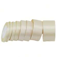 Double-Sided Glossy High-Density Colorfast Satin Ribbon, Suitable For Gift Box Packaging, Handmade Bow Hair Accessories, Flower Bouquet Bundling, Wedding Party Venue Decoration, Christmas, Valentine's Day Holiday Decor, Party Decoration, Halloween Decoration. (Machine Dyed, Slight Color Difference) - Multiple Styles - View 2