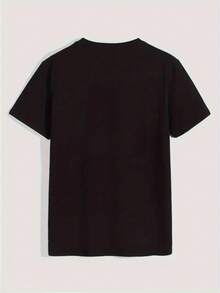 Men T-Shirts - 黑色 - 查看 2