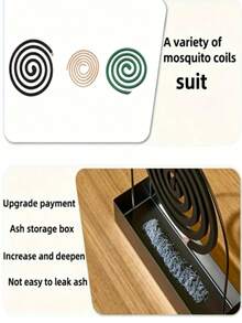 1pc Metal Mosquito Coil Holder, Suitable For Hanging Or Aromatherapy, Perfect For Living Room/Bedroom Decor And Outdoor Camping - Cage - View 7