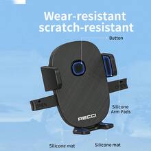 RECCI RHO-C29 Phone Holder Car 360° Rotatable Car Accessories Strong Suction Cup Universal Car Phone Mount For Dashboard Compatible With All Smartphones - A - View 5