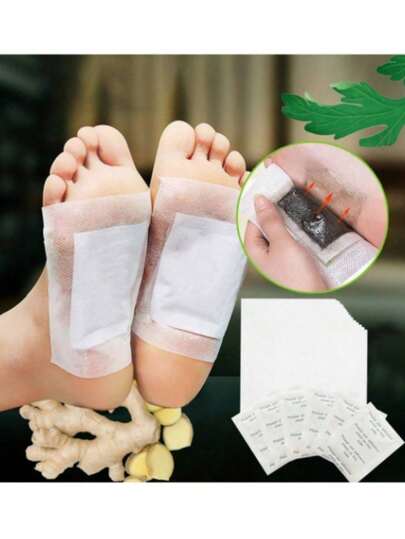 20/50/100pcs Bamboo Charcoal Deep Cleaning Foot Patches. Christmas Gift, Hand Warmer, Men's Gift, Christmas Stocking Stuffer,