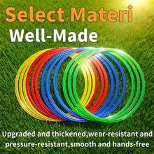 Improves Agility Speed & Coordination Colorful Hopping Rings Jump Grid Training Circles For Soccer Football Agility Ladder Alternative Outdoor Indoor Sports Exercise Equipment Random Colors - Multicolor - View 7