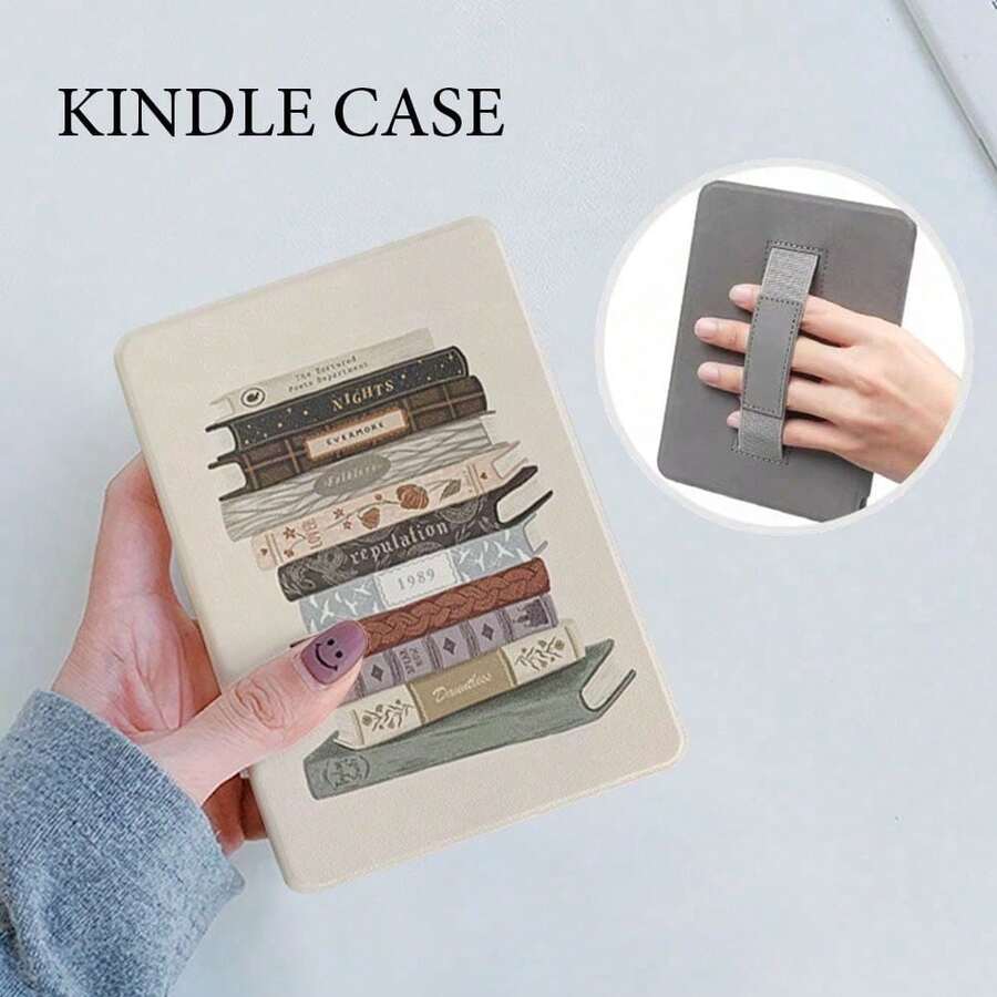 手繩防摔矽膠軟殼,環繞式設計,透明壓克力材質,適用於 2024 Kindle Paperwhite 12 代 7 吋、2022 Kindle Paperwhite 11 代 6 吋、11 代(2024 年發布)、Paperwhite 11 代 6.8 吋 - 彩色 - 查看 1